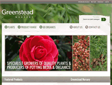 Tablet Screenshot of greensteadnursery.com.au